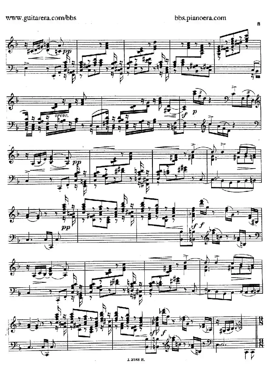 Theme with Variations and Fugue in F Major Op.14 （F大调主题变奏与赋格）