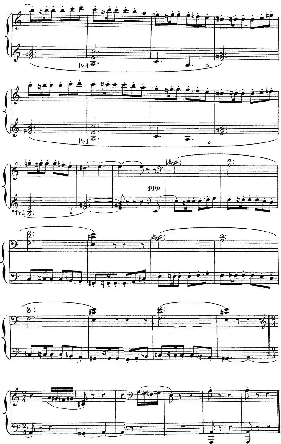 Carmen for Solo Piano（卡门全剧钢琴独奏版）（No.9）