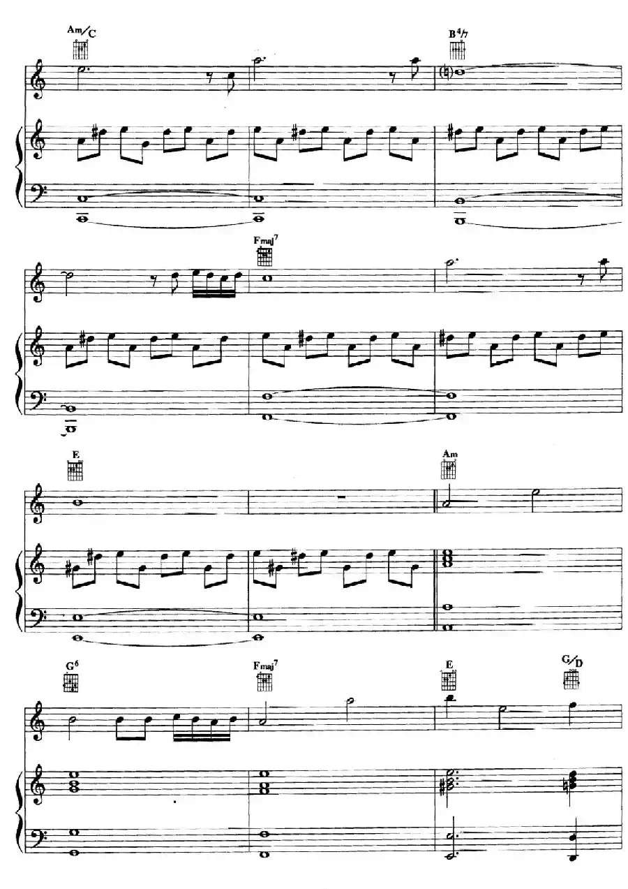 电影配乐大师莫瑞康最佳20首钢琴谱（Best of Ennio Morricone·2）