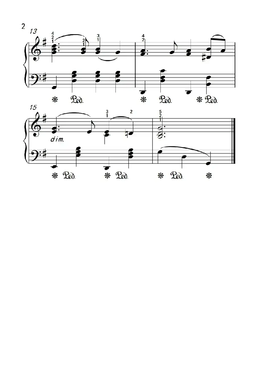 友谊地久天长（老年大学 钢琴教程 2）