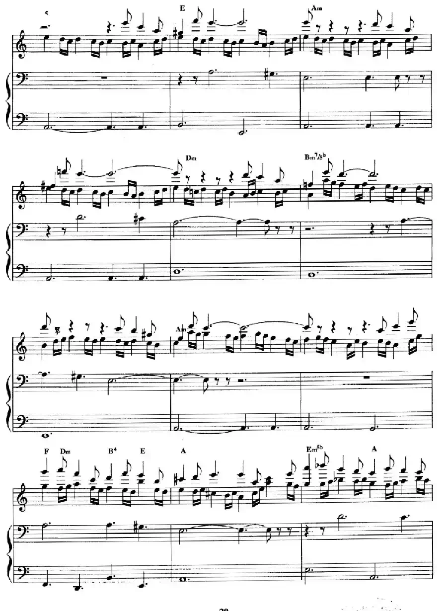 电影配乐大师莫瑞康最佳20首钢琴谱（Best of Ennio Morricone·11）