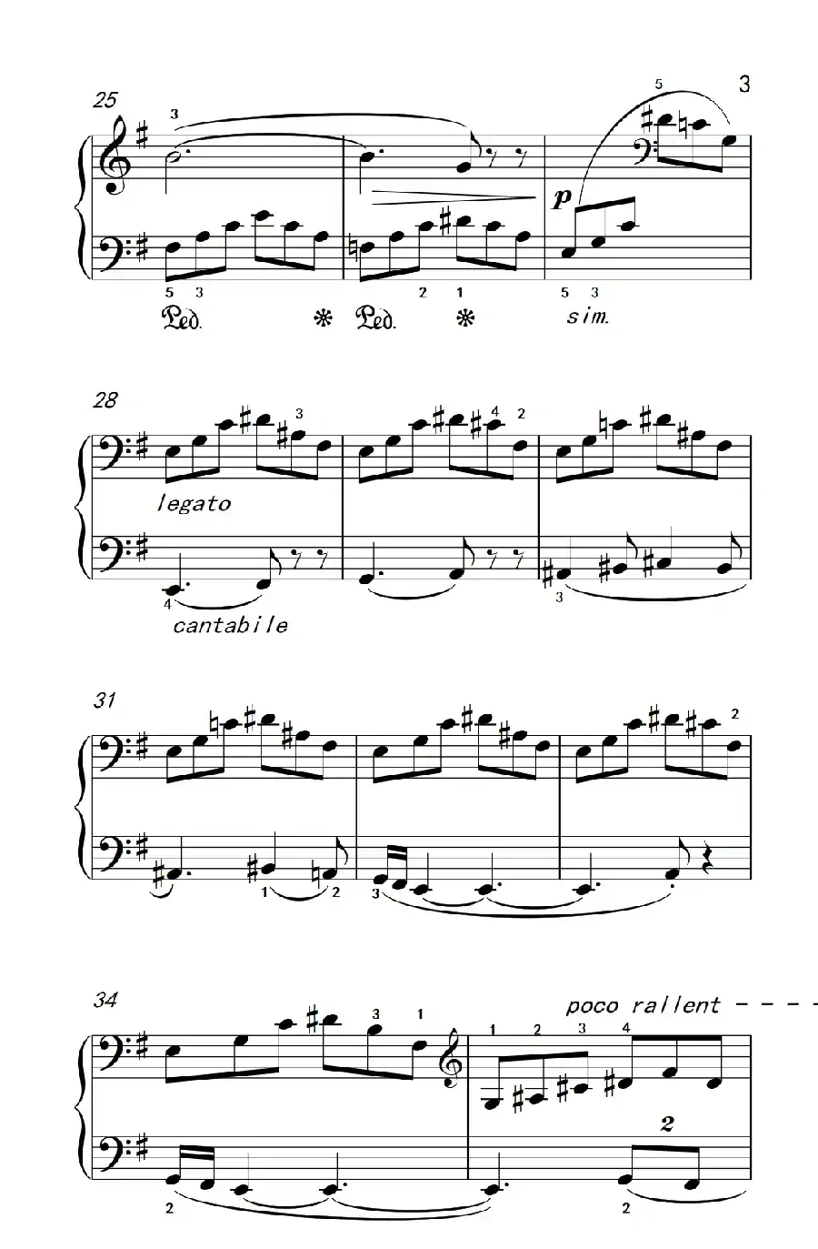 夜曲（巴托克 小宇宙 钢琴教程 4）