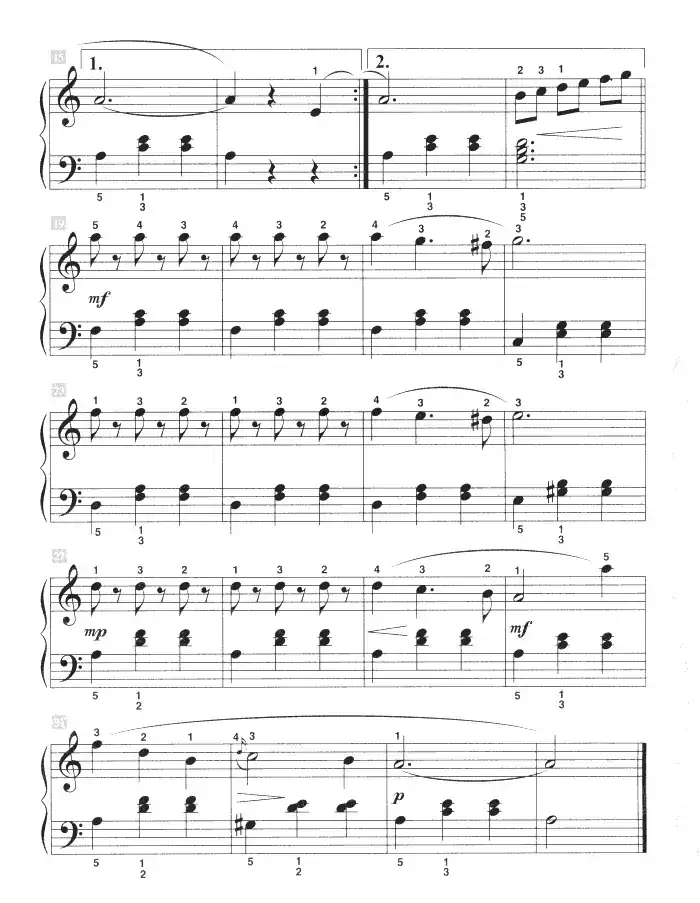 多瑙河之波（儿童古典钢琴小品）