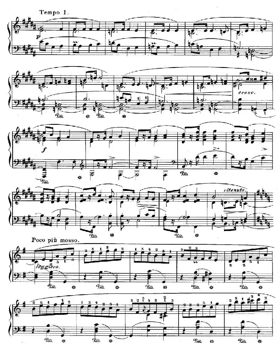 Trois Mazurkas Op.56（3首玛祖卡舞曲·1）