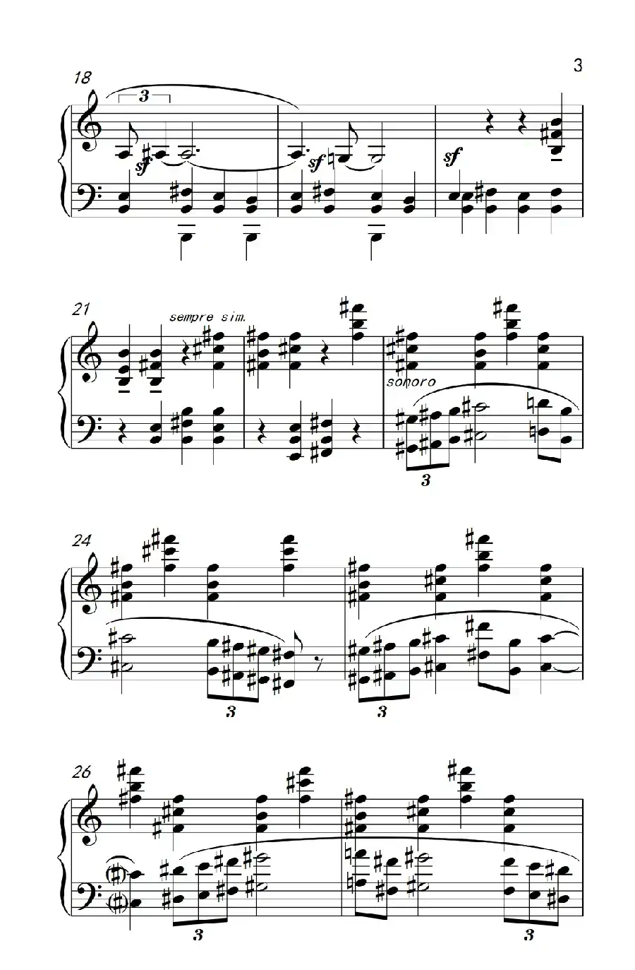 进行曲(巴托克 小宇宙 钢琴教程 6)