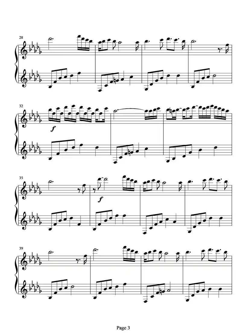 I miss you（靖靖记谱制谱版）