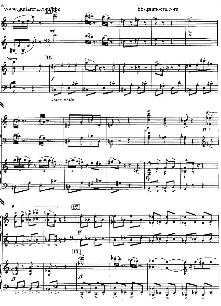 Piano Concerto in c-sharp Minor（升c小调钢琴协奏曲·第三乐章）