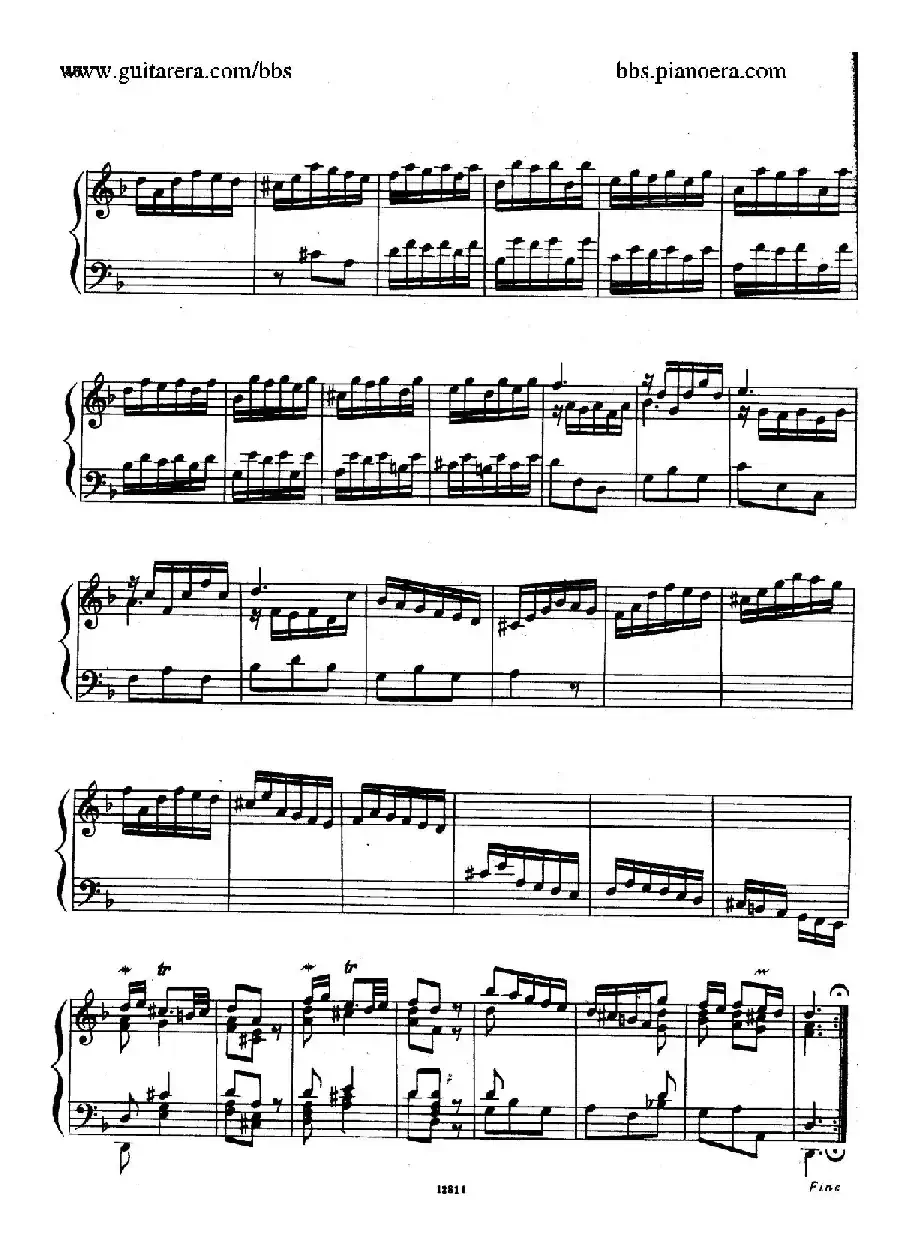 Suite No.3 in d Minor HWV 428（d小调第三组曲）