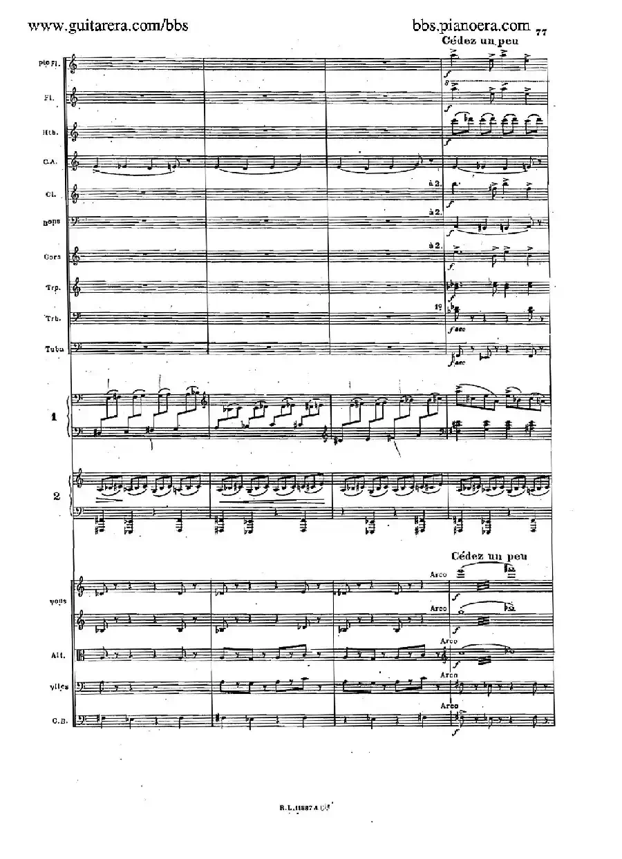 Concerto for 2 Pianos in d Minor（d小调双钢琴协奏曲·总谱）