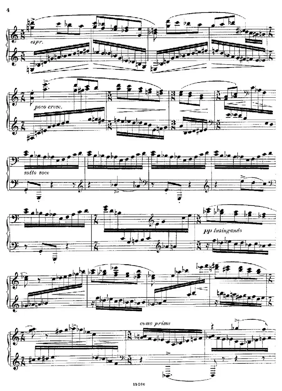 4 Sketches Op.35（4首素描·3）