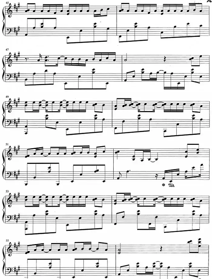 流行歌曲改编的钢琴曲：稻香