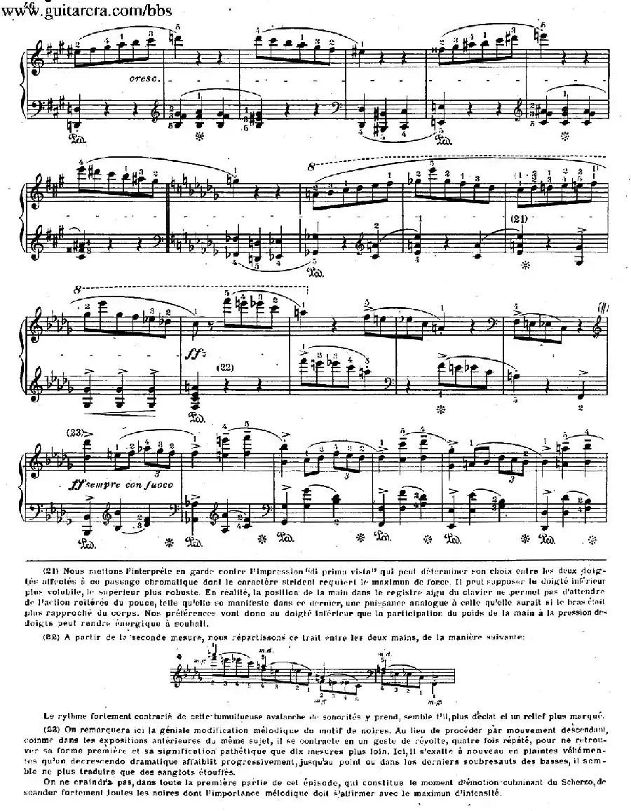 Scherzo no.2 in b-flat Minor Op.31 （降b小调第二谐谑曲）