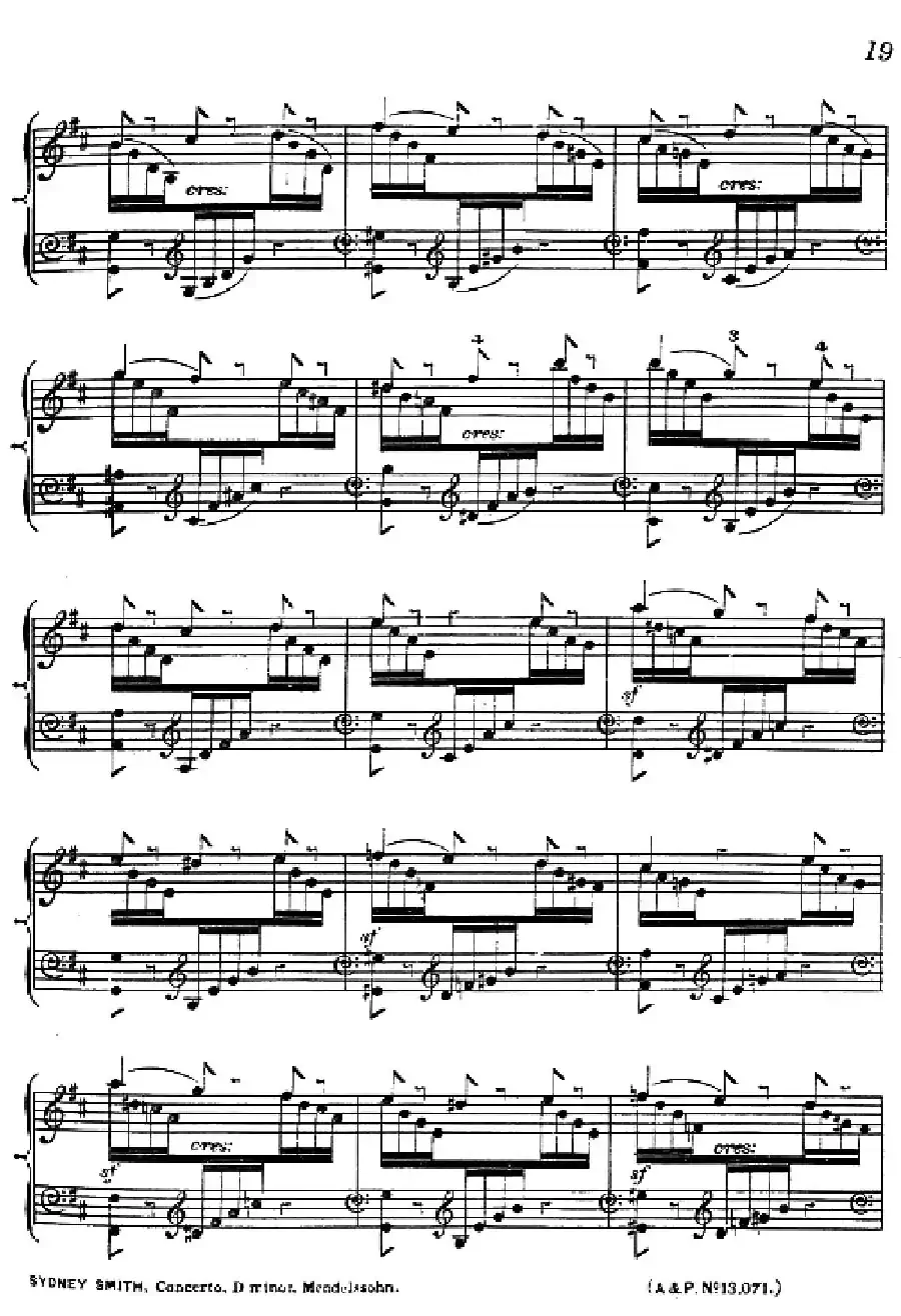 d小调第二钢琴协奏曲（钢琴独奏版）