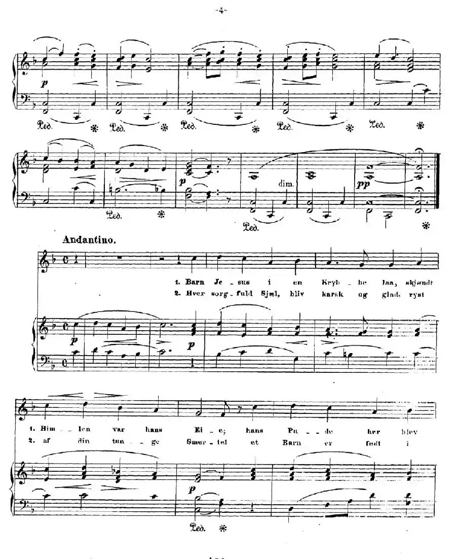 Bárnenes Juul Op.36（孩子们的圣诞夜·1. 圣诞钟声 2. 圣诞诗）