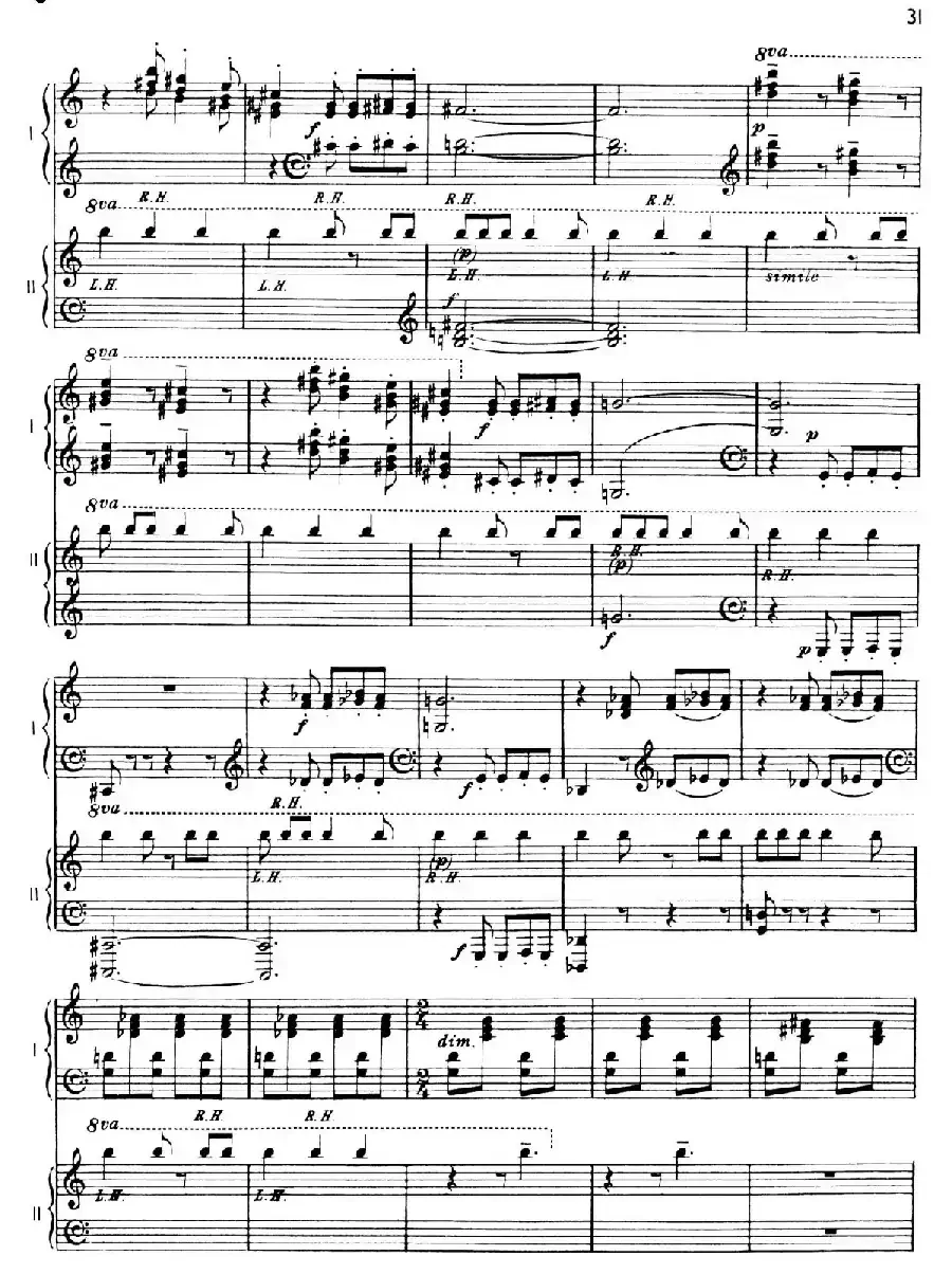 The Planets Op.32（双钢琴）（行星·第三乐章 水星—飞行使者）