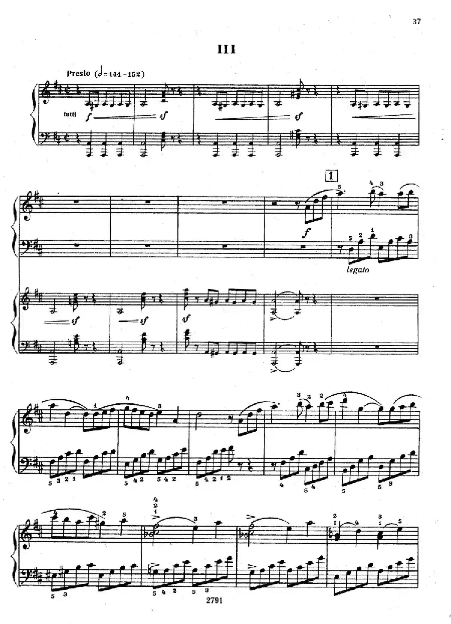 Piano Concerto No.3 in D major, Youth Op.50 - 2 pianos（D大调第三钢琴协奏曲“为青少年而作”Op.50·双钢琴）