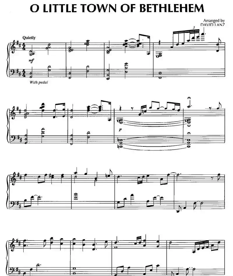 O Little Town Of Bethlehem