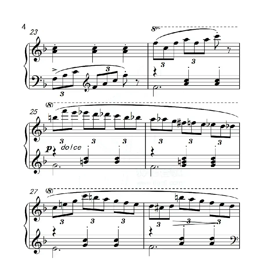 第五级B组 练习曲(中国音乐学院钢琴考级作品1~6级)