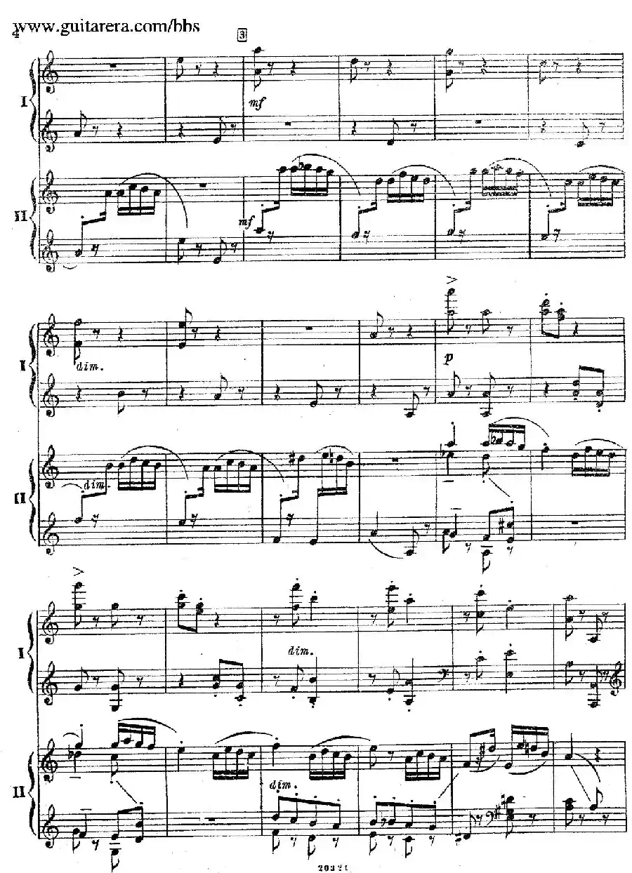 Rhapsody On A Theme Of Paganini Op.43（帕格尼尼主题狂想曲·双钢琴）（P1——20）