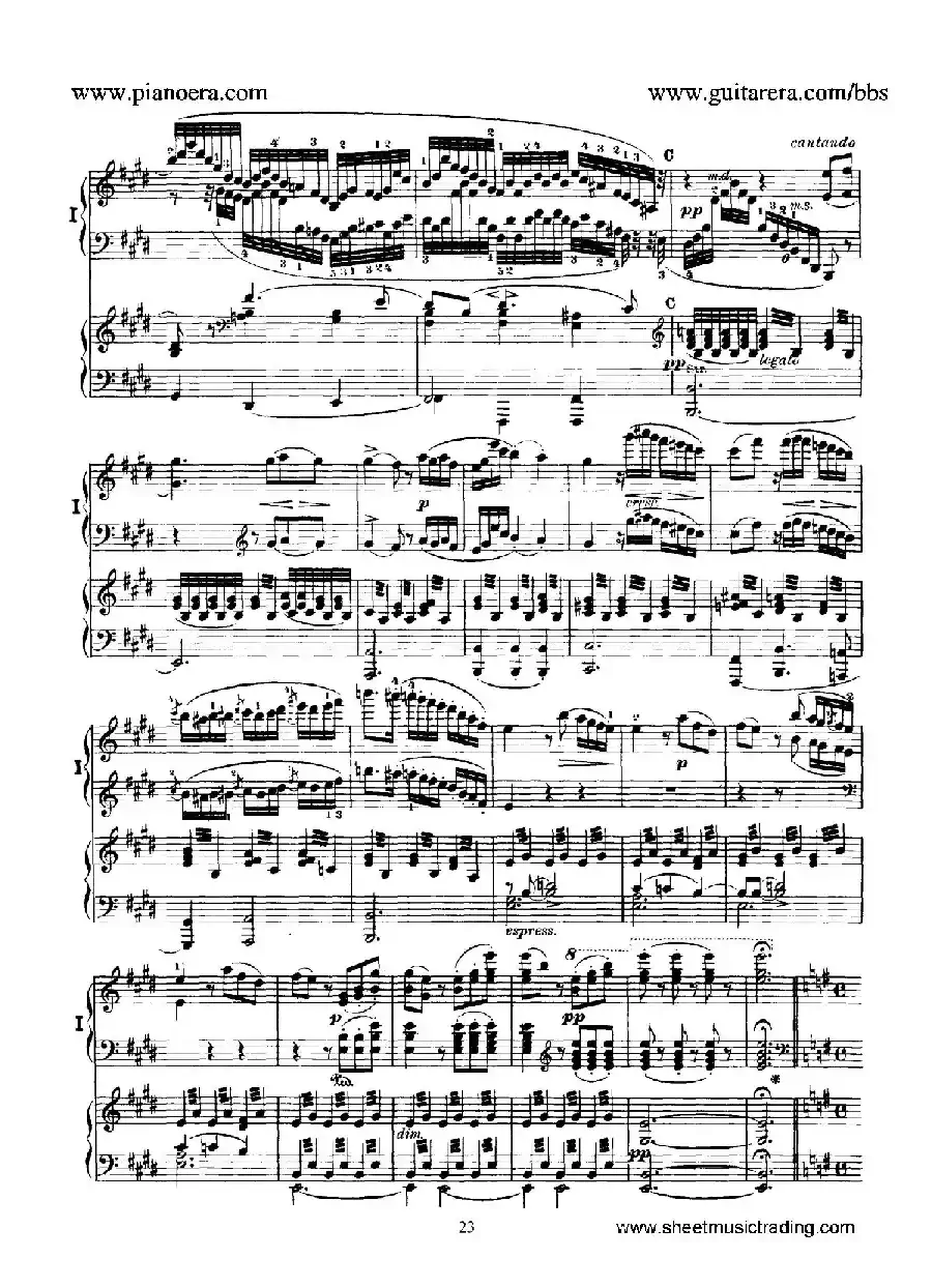 Piano Concerto No.1 in g Minor Op.25（g小调第一钢琴协奏曲·双钢琴）
