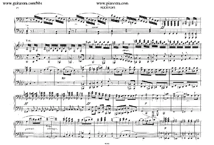 Piano Concerto No.2 in f Minor Op.21（f小调第二钢琴协奏曲·四手联弹版）
