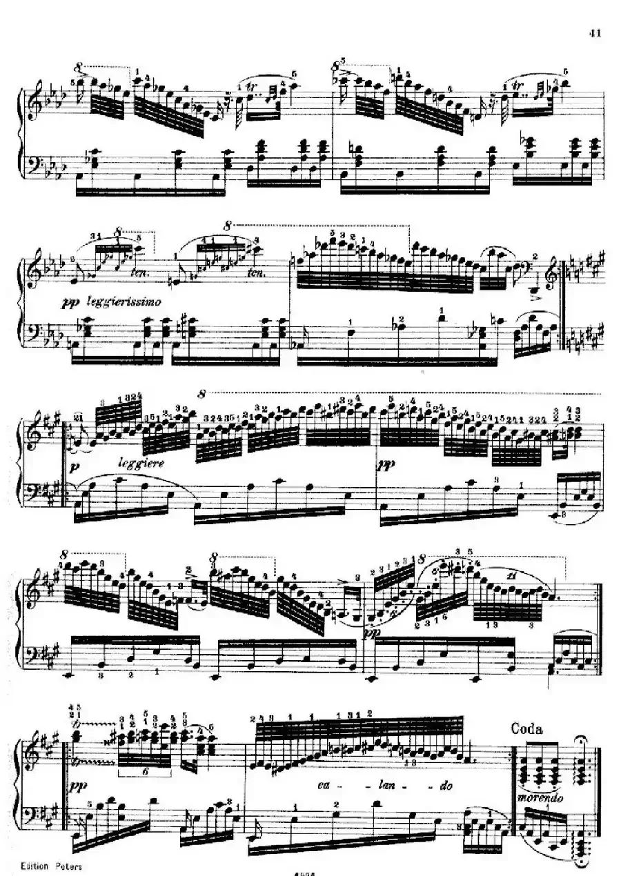 School of the Virtuoso Op.365（60首钢琴高级练习曲·15）