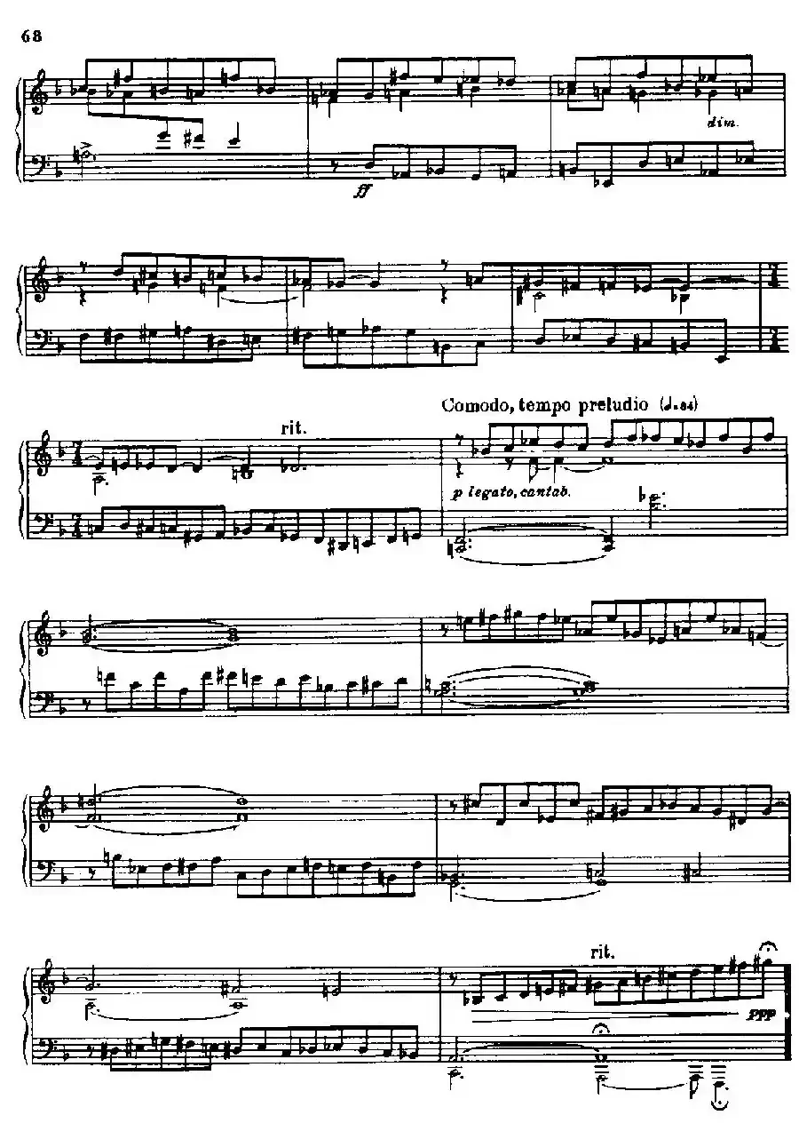24 Preludes and Fugues Part.2 Op.45（24首前奏曲与赋格·第二部分·23）