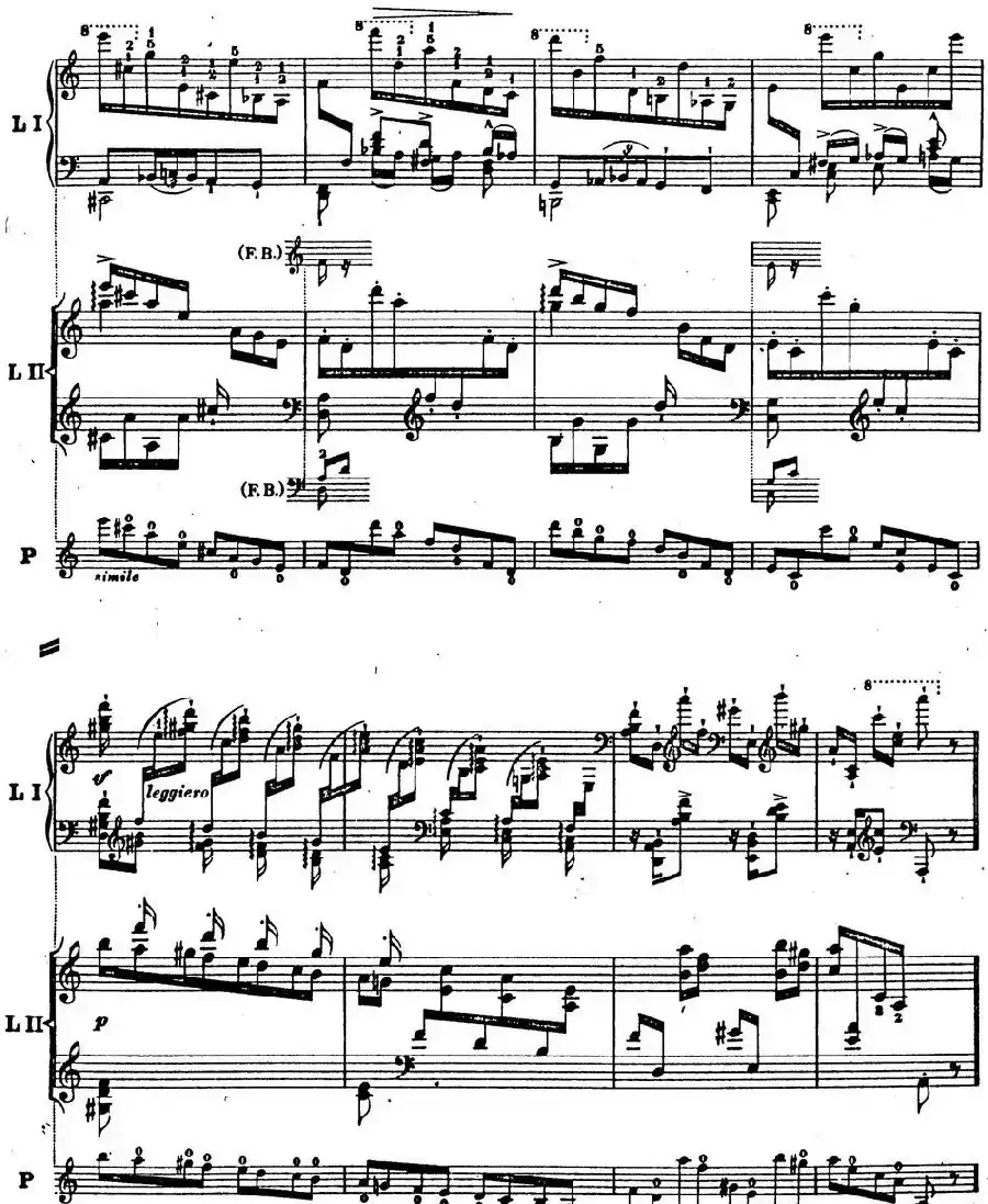 6首帕格尼尼大练习曲（Thema mit Variationen Etude Nr.6）