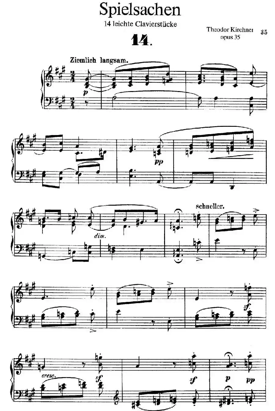 Spielsachen Op.35（玩具·14）