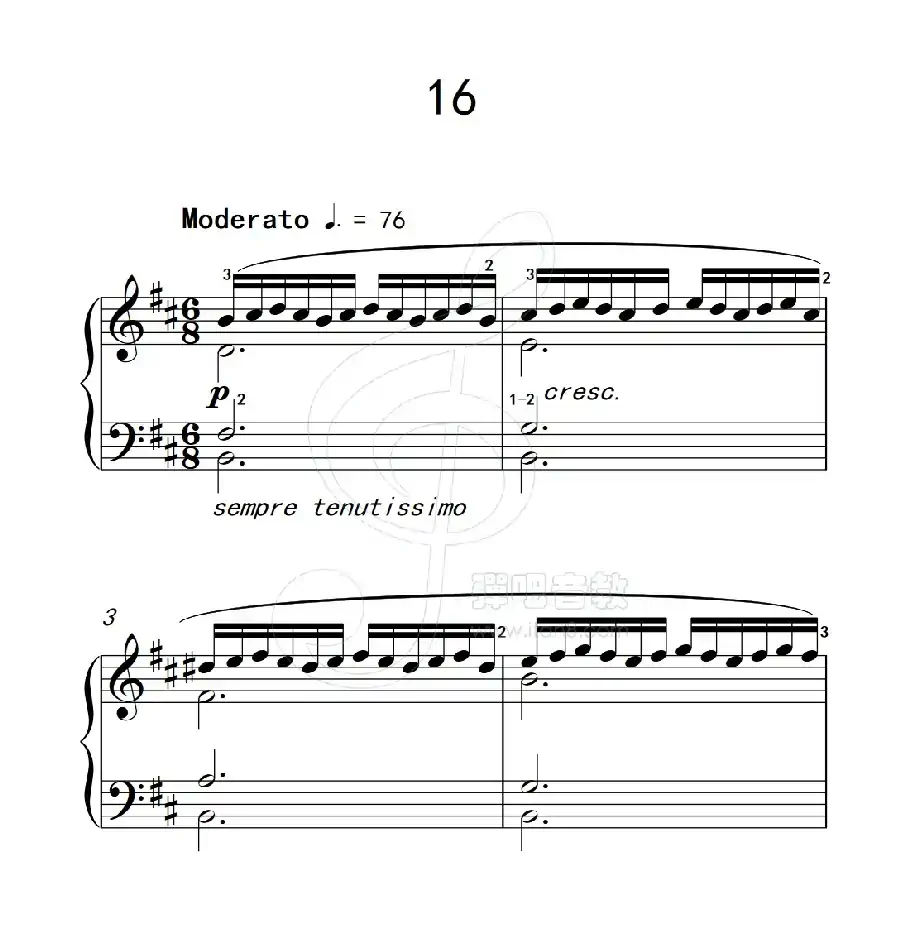 练习曲 16(克拉莫钢琴练习曲60首)