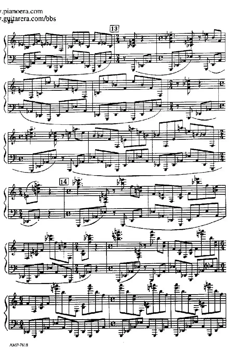 Piano Sonata（钢琴奏鸣曲· 第三乐章）