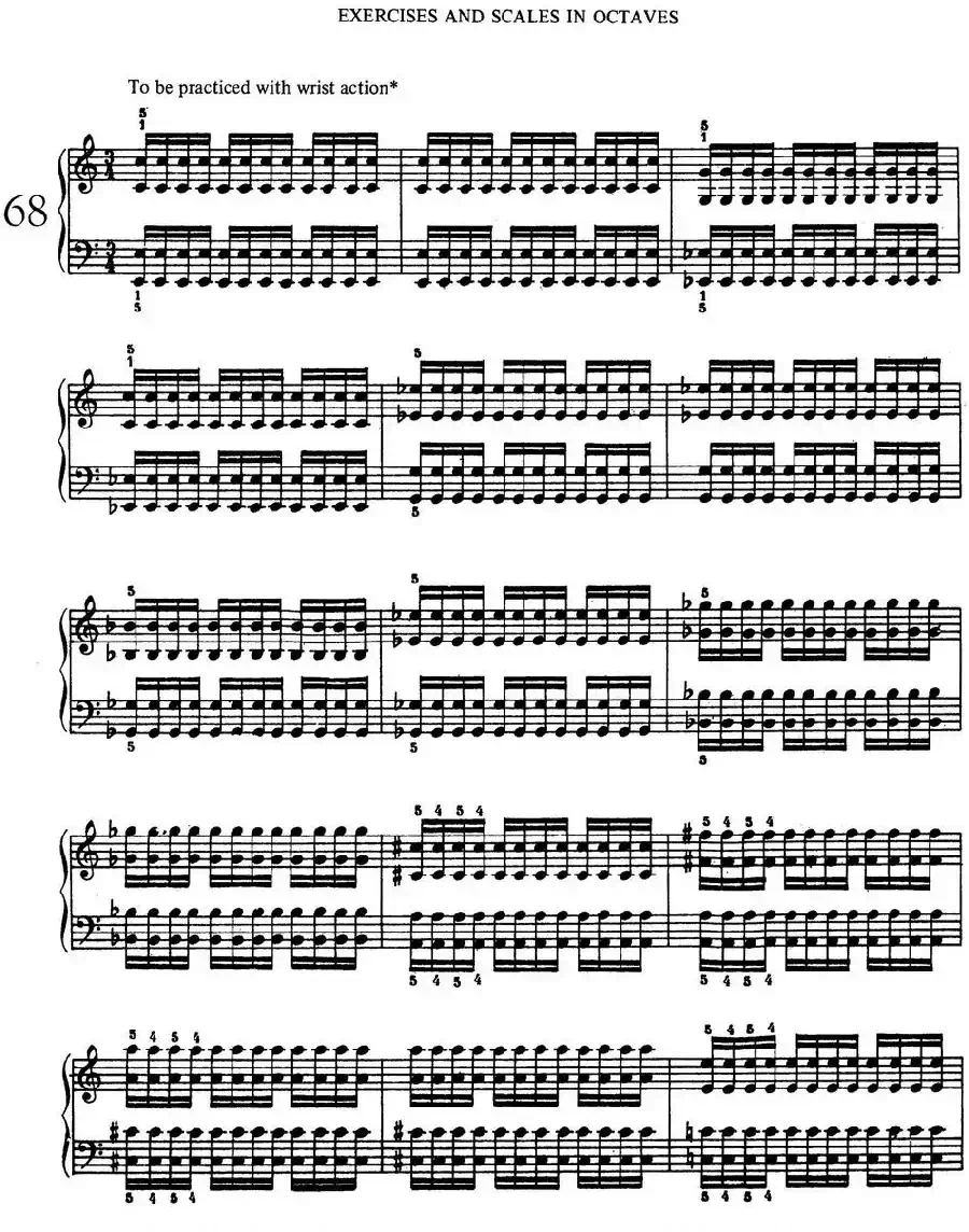 Technical Exercises S.146（李斯特钢琴技巧练习 BOOK Ⅶ）