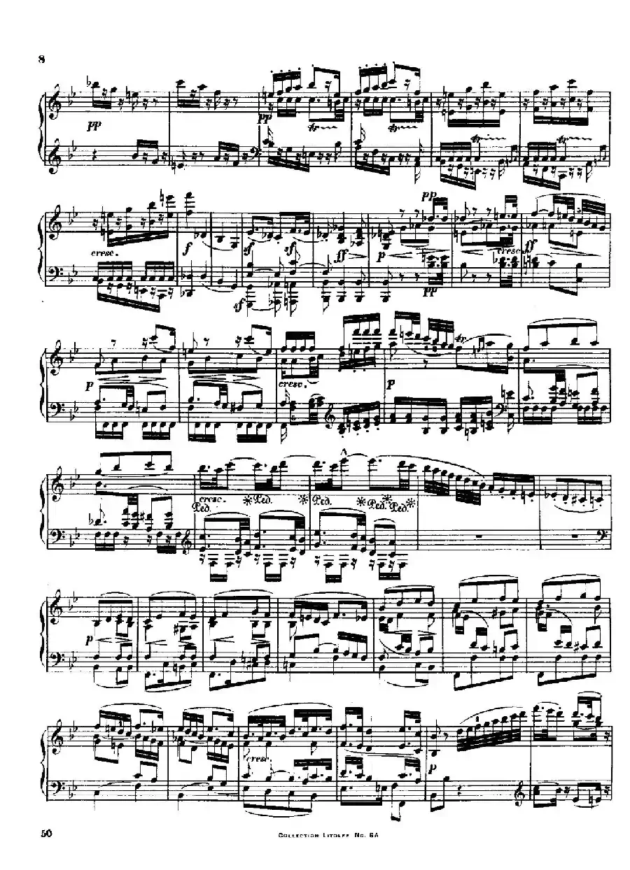 String Quartet No.3 in D Major Op.18-3（D大调第三弦乐四重奏·钢琴独奏版）