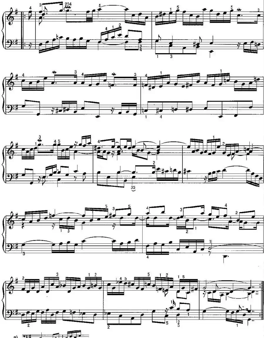 不可不弹的世界钢琴名曲：阿列曼德舞曲