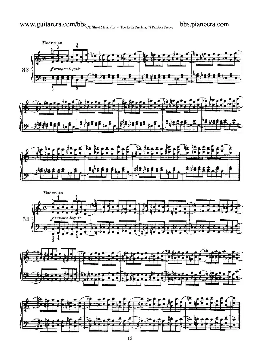 48 Practice Pieces（四十八首钢琴练习曲）