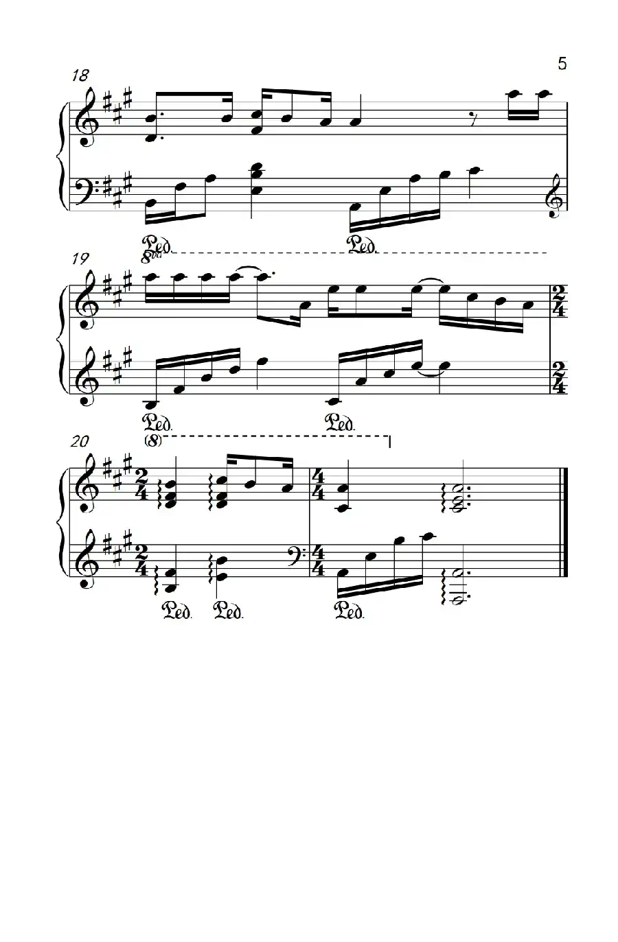 爱的代价（《弹吧音教》制谱版）