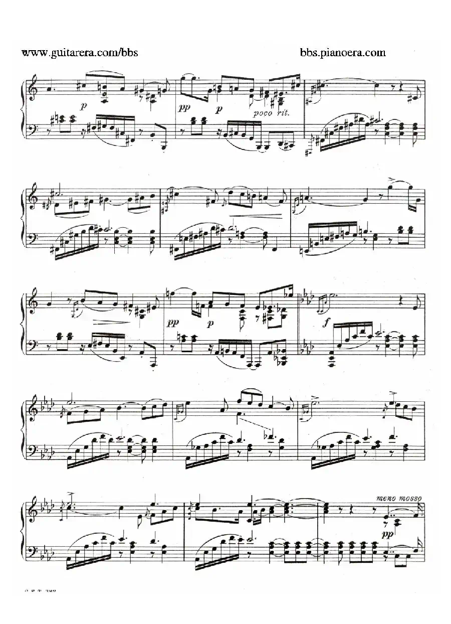 Eight Preludes Op.30（8首前奏曲 8. 降A大调）