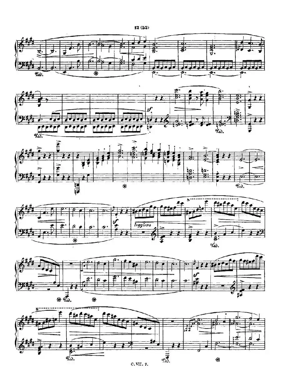 肖邦 钢琴谐谑曲 Chopin Scherzo（No.4  E大调，Op.54）