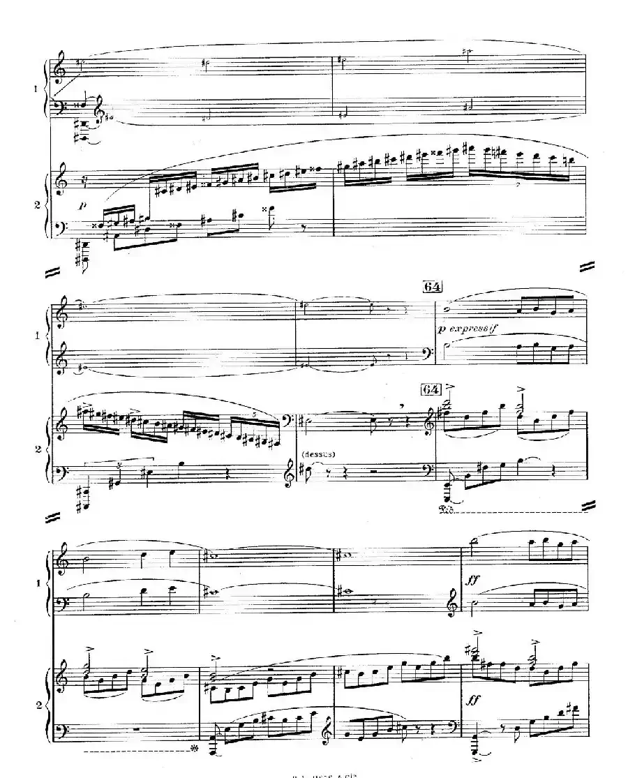 Concerto for 2 Pianos in d Minor（d小调双钢琴协奏曲· 第三乐章）
