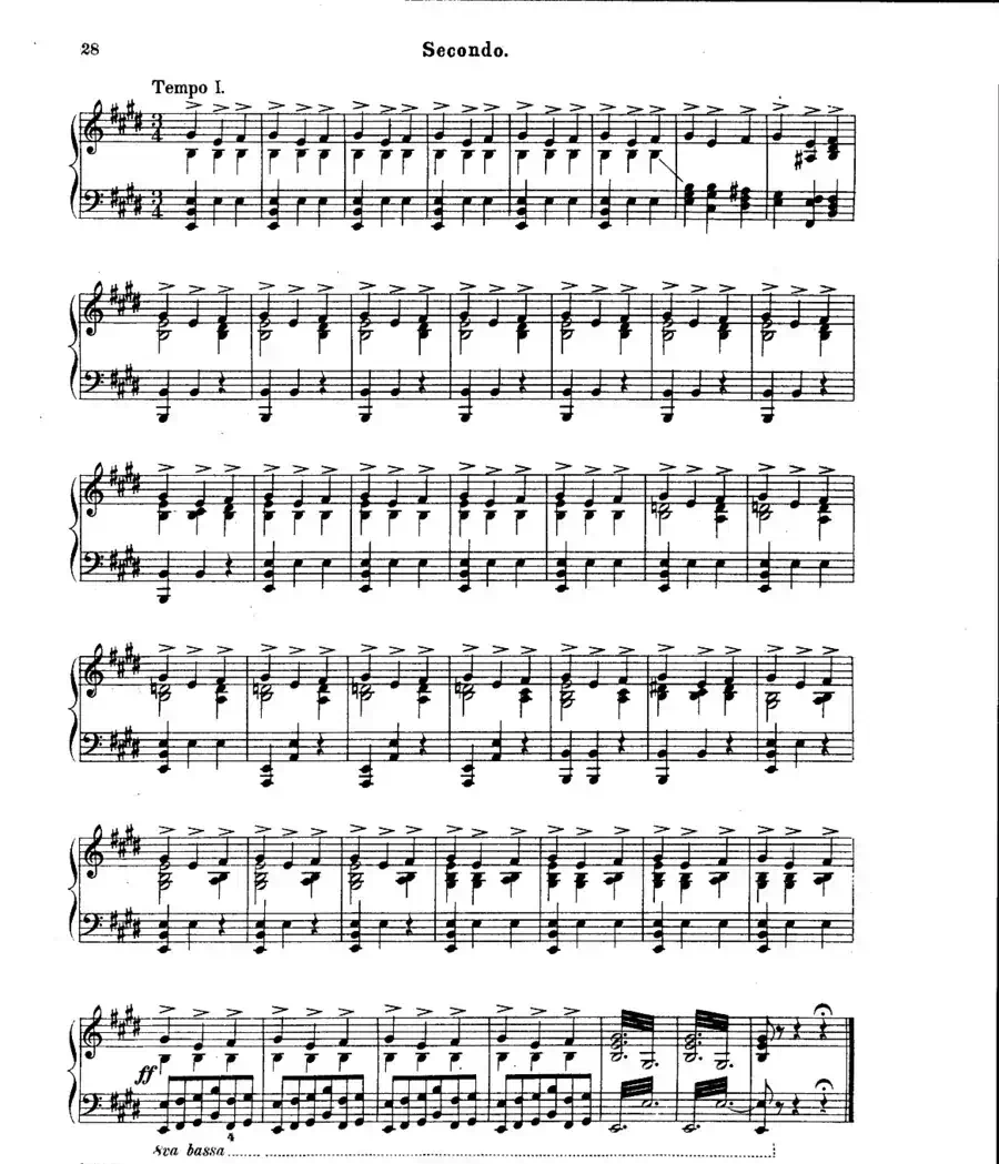 L'Arlesienne Suite No·1（阿莱城姑娘·第一组曲·四手联弹）