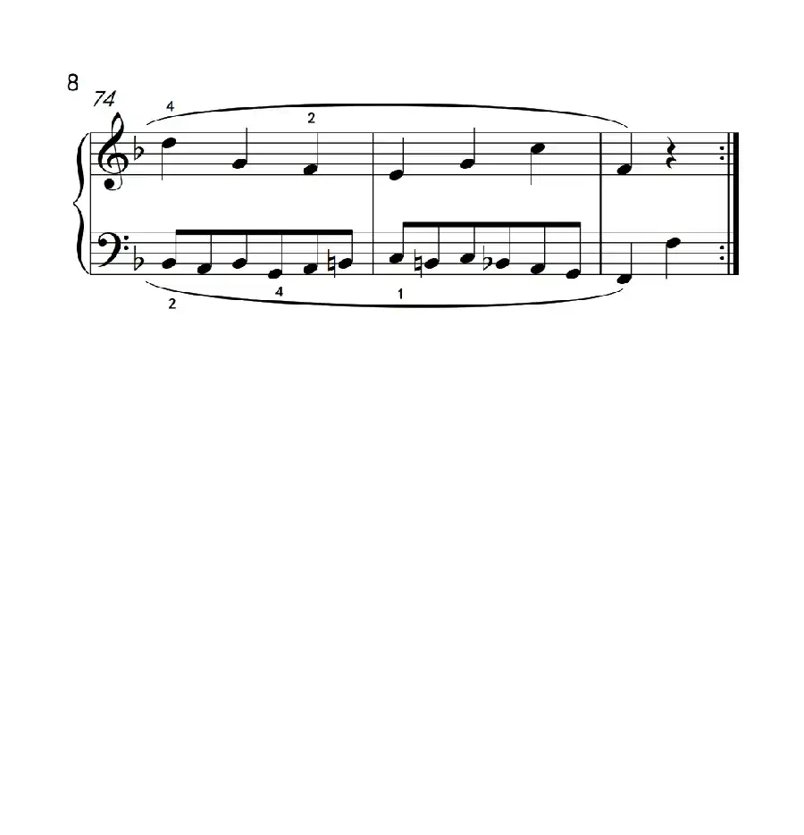 奏鸣曲 Opus 2 Nr.1 第三乐章(贝多芬奏鸣曲集 1)