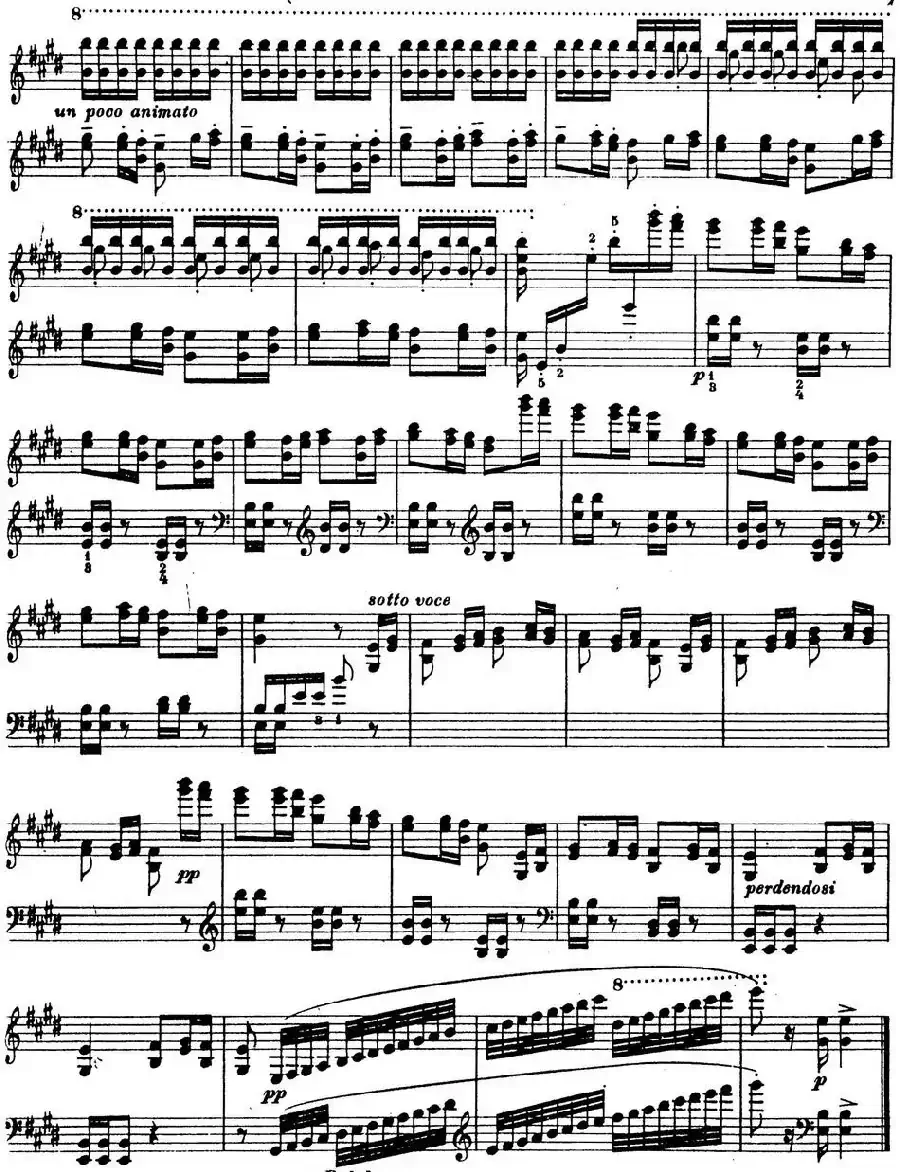 6首帕格尼尼大练习曲（La Chasse Etude Nr.5）