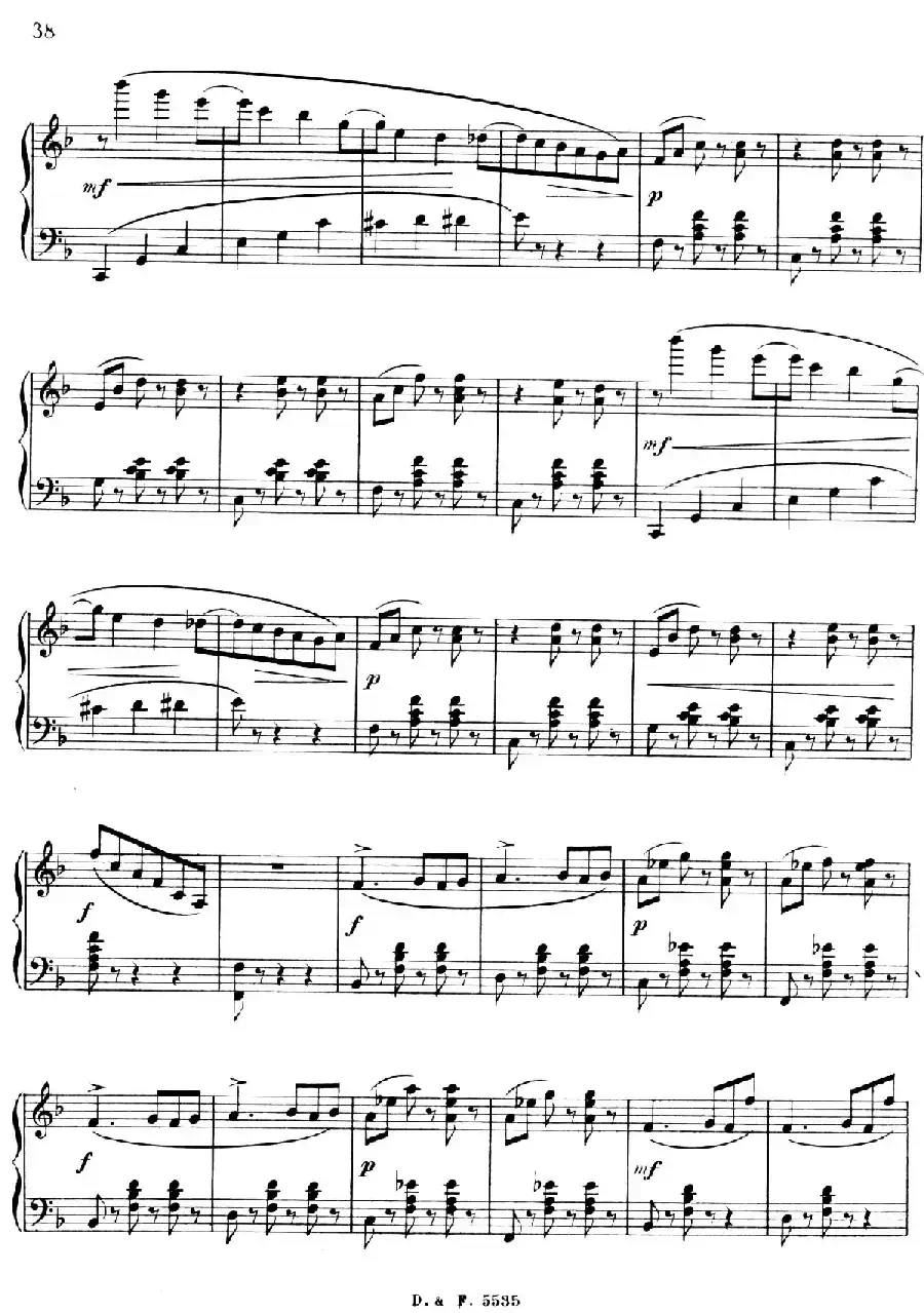 F大调第四圆舞曲 Valse No.4 （Op.90）