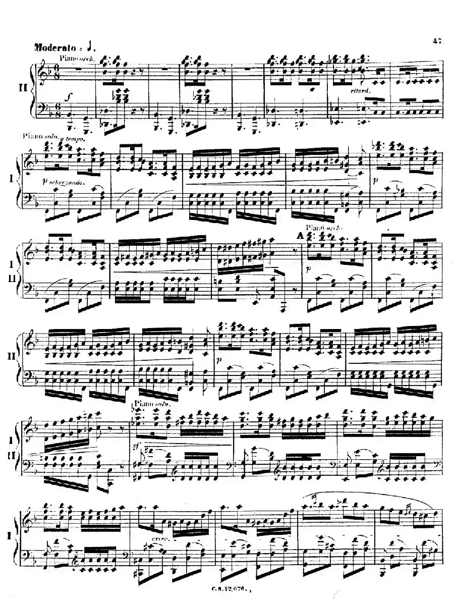 Piano Concerto No.2 in F Major Op.35（F大调第二钢琴协奏曲·Ⅱ·双钢琴）