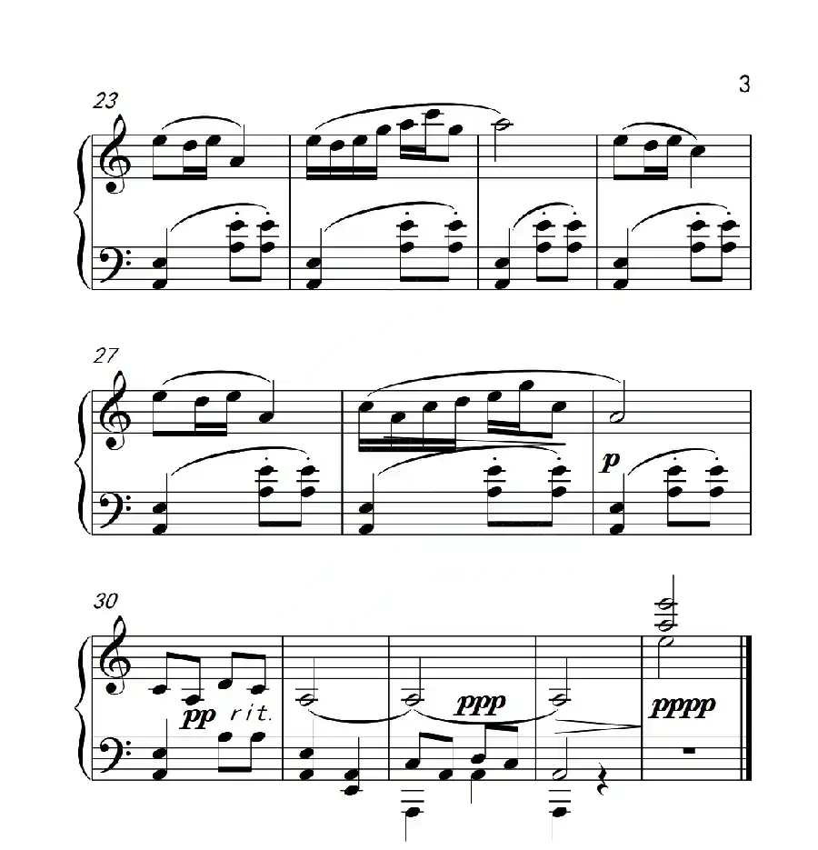 第二级B组 拉骆驼(中国音乐学院钢琴考级作品1~6级)