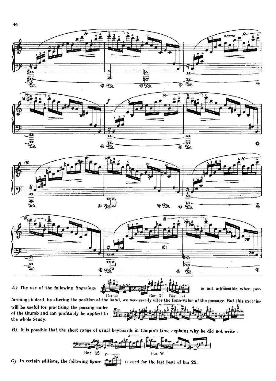 12 Etudes Op.10 柯尔托教学版（12首练习曲·1）