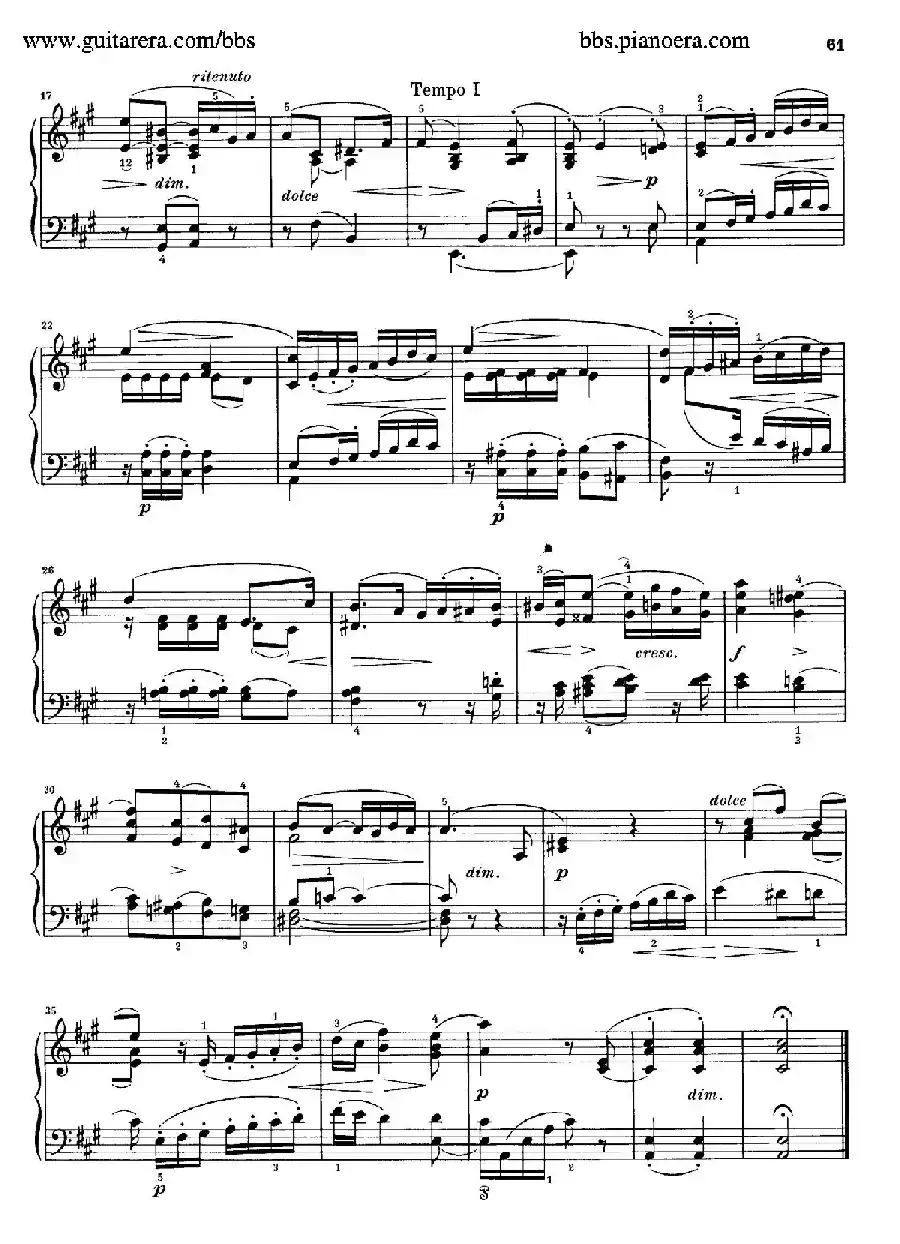 Neue Aquarelle Op.57（新水彩画·4. 浪漫曲）