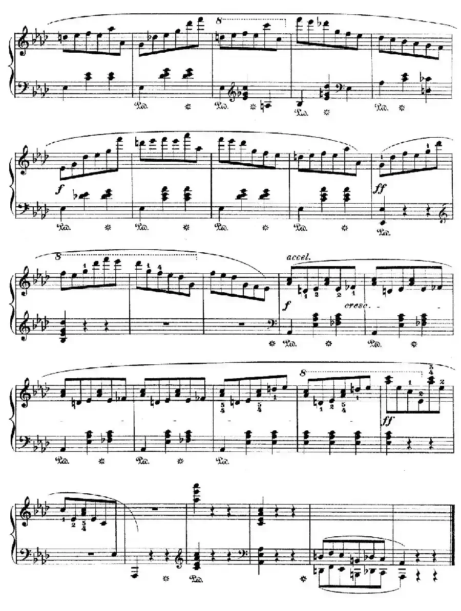 Grande Valse in A-flat Major Op.42（降A大调华丽圆舞曲）