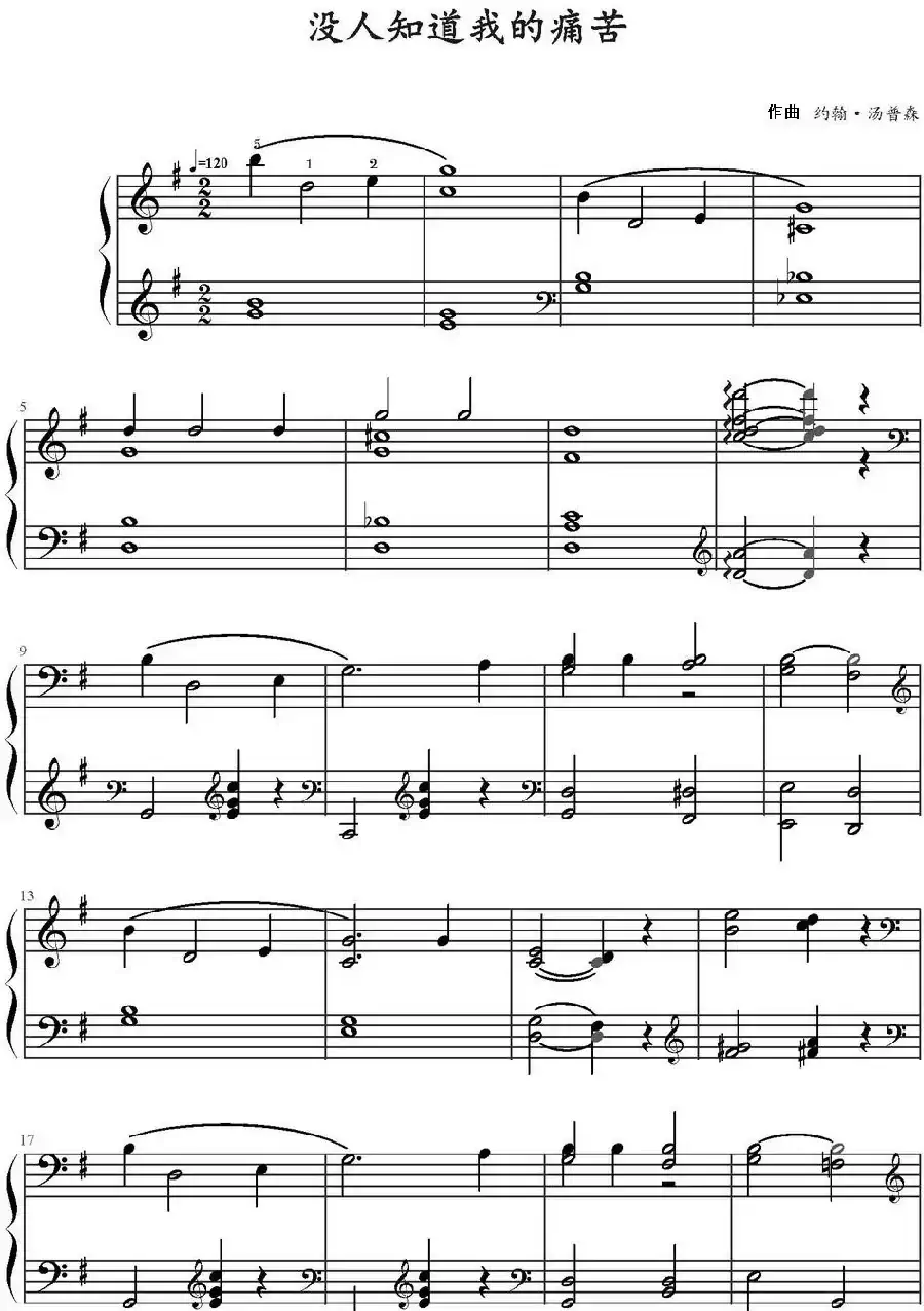 没人知道我的痛苦