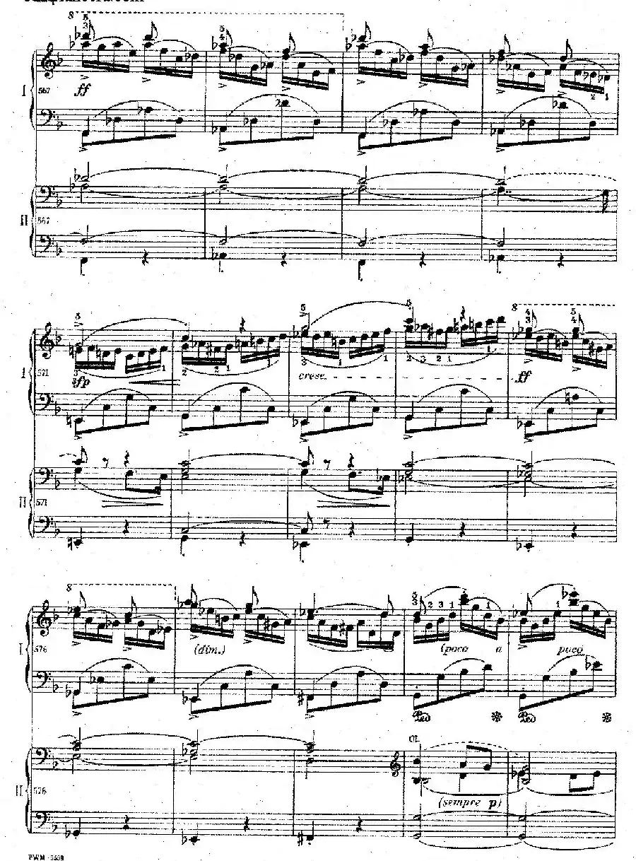 Krakowiak Grand Rondo de Concert Op.14（克拉科维克音乐会用大回旋曲·双钢琴版）